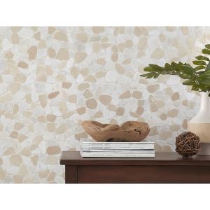 Pebblino Mosaici Cream And White Pebble Mosaic – Floor & Decor - Sweets